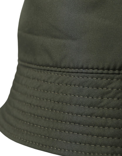 Army Green Polyester Cap Bucket Hat Men