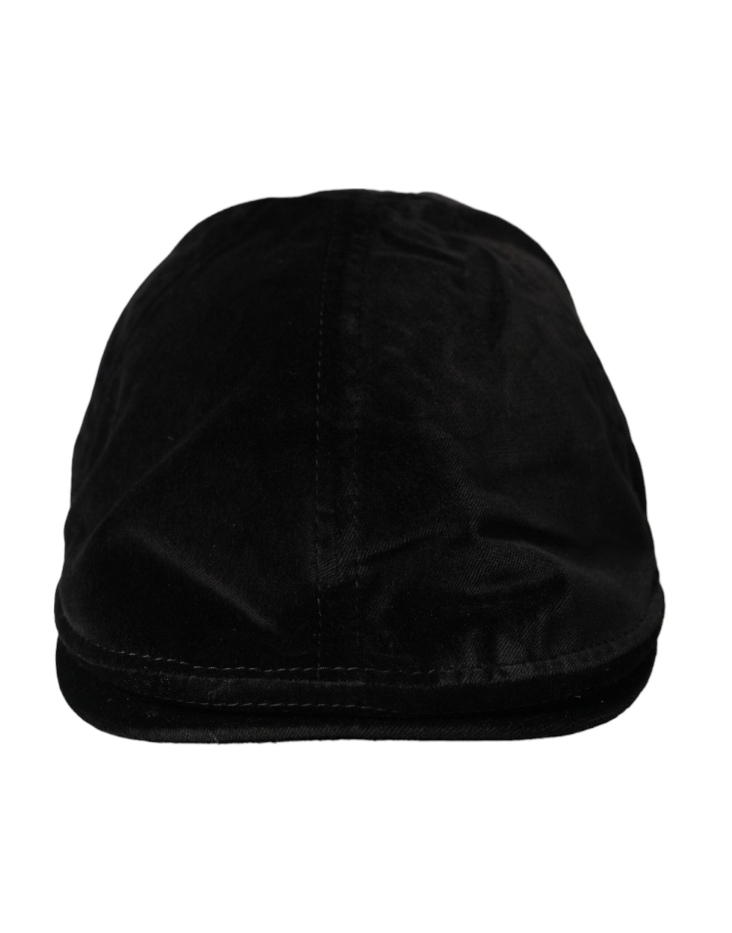 Black Crown Cotton Newsboy Hat Men