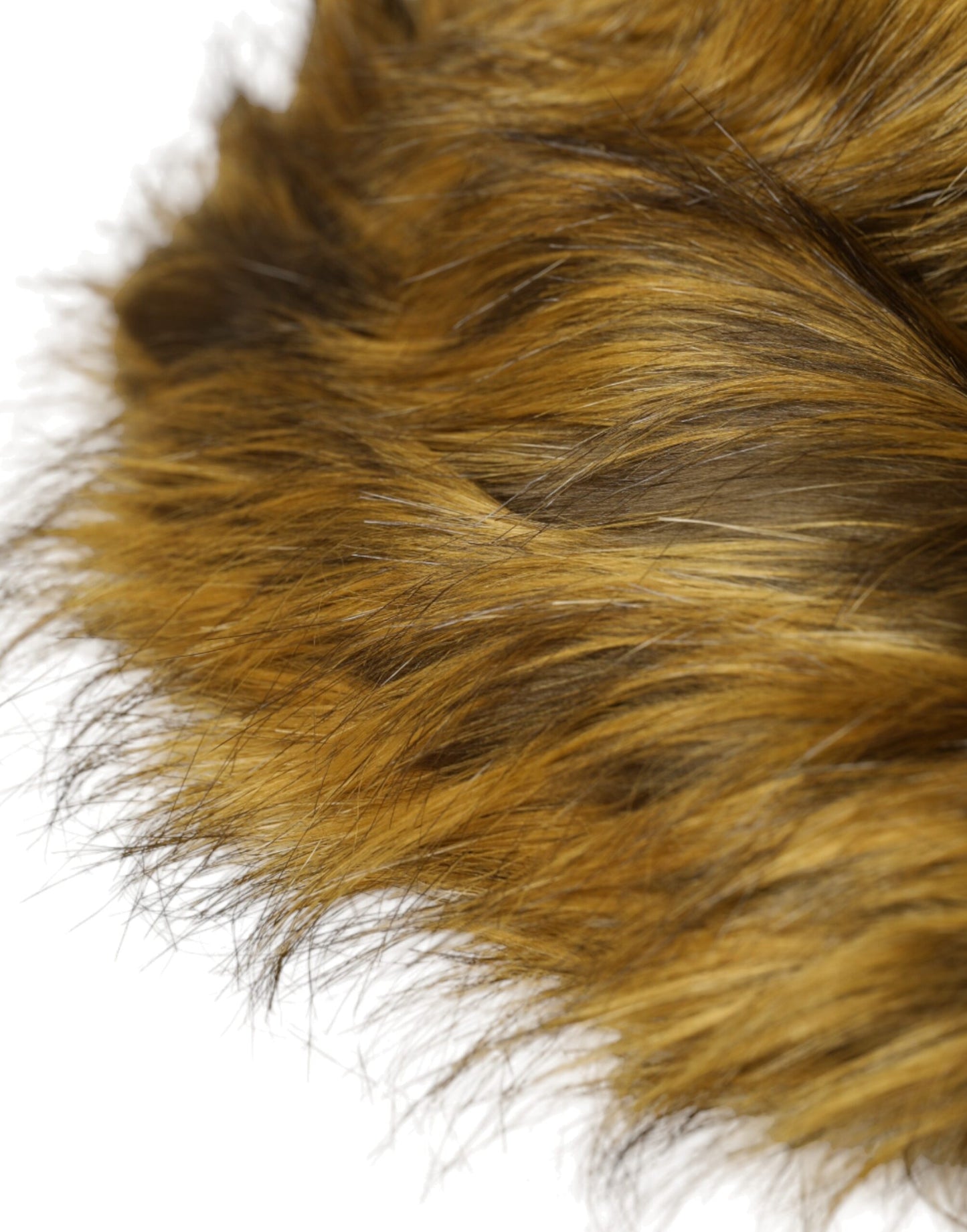 Brauner Fischerhut aus Modacryl-Kunstpelz