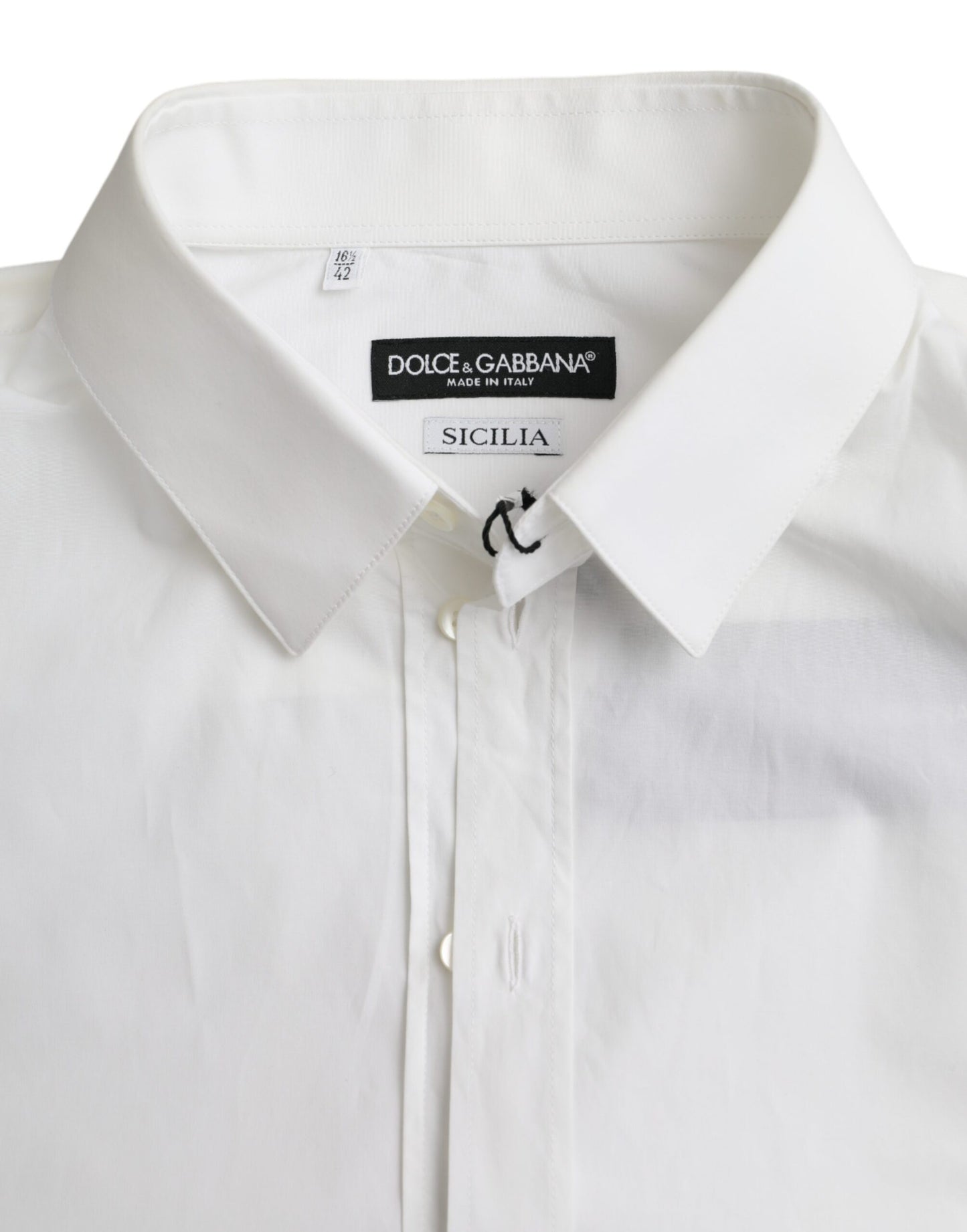 Weißes formelles Baumwolloberteil SICILIA Shirt