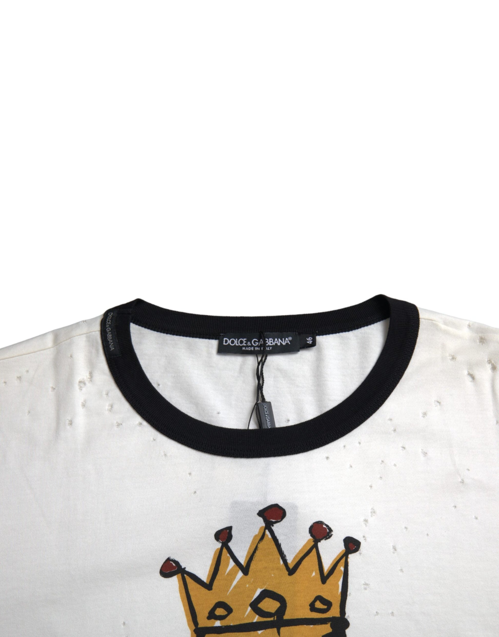 Camiseta de algodón para hombre de White King Of Love