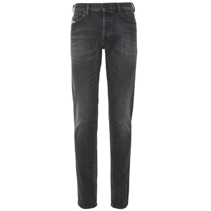 Black Cotton Jeans & Pant