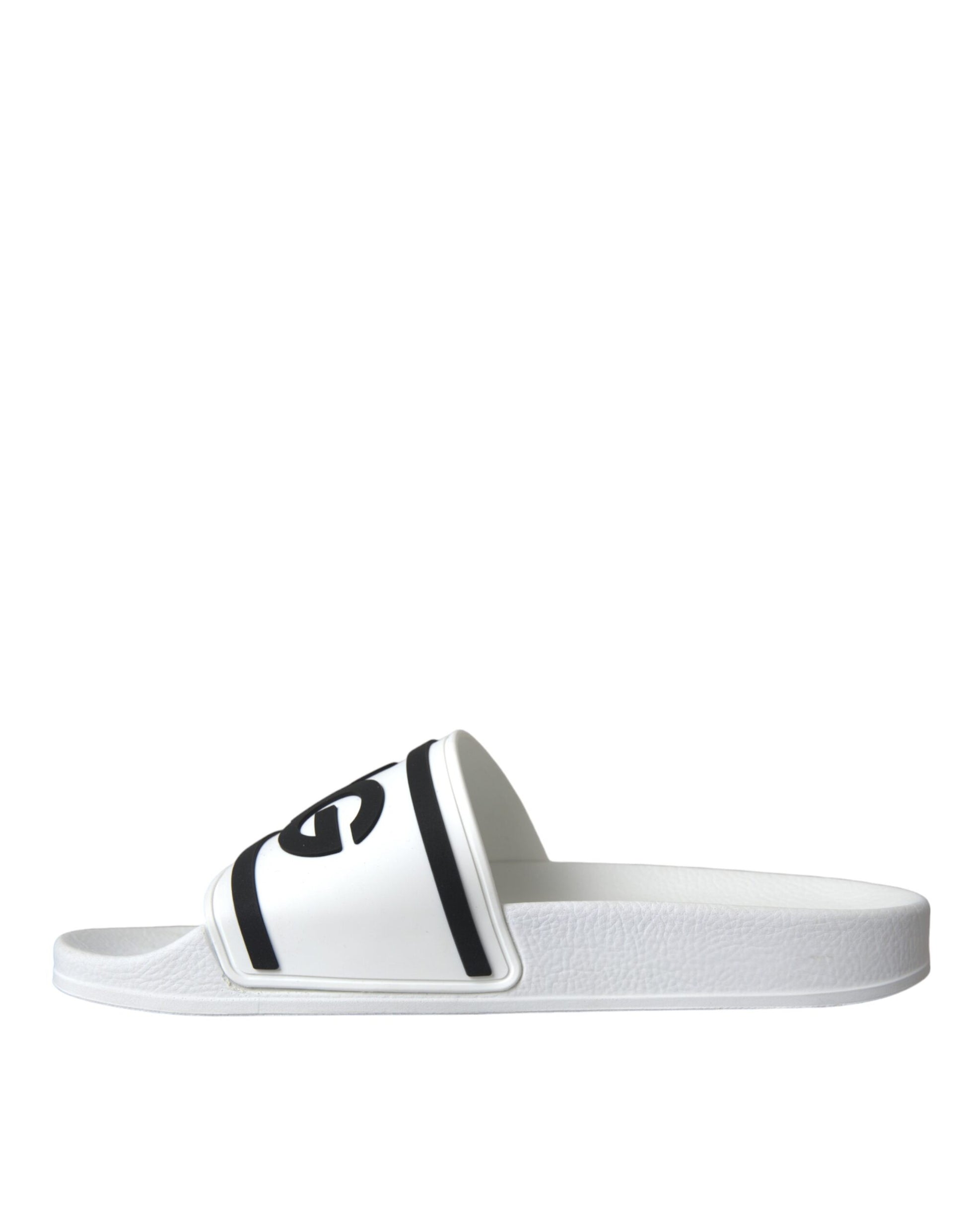 White Black Sandals Rubber Beachwear Shoes