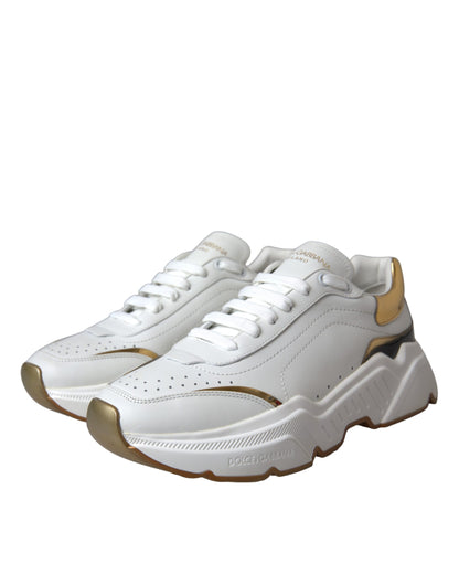 Zapatillas de deporte de piel Daymaster en oro blanco