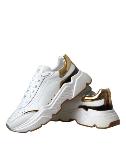 Zapatillas de deporte de piel Daymaster en oro blanco