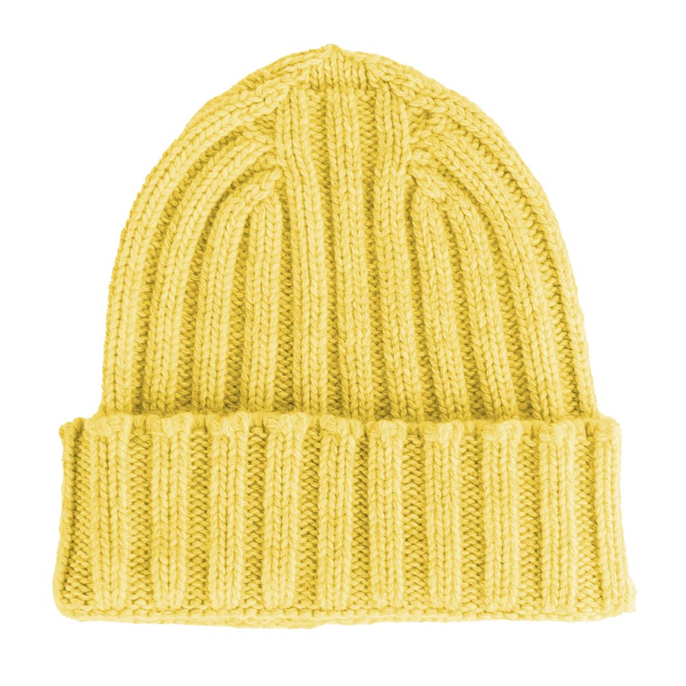 Yellow Cashmere Hats & Cap