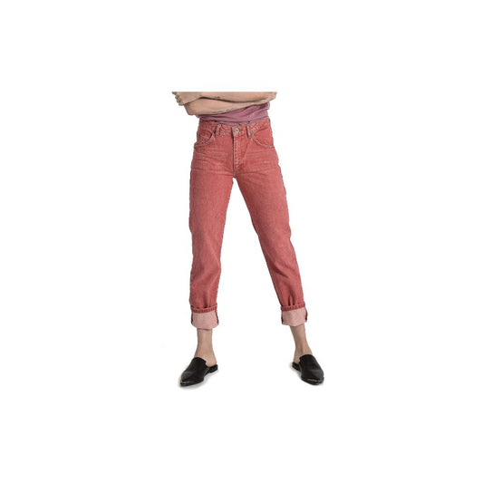 Rote Jeans aus Baumwolle für Damen