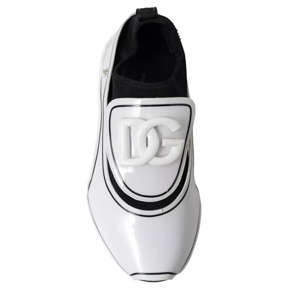 Zapatillas Daymaster con placa de logotipo en blanco y negro