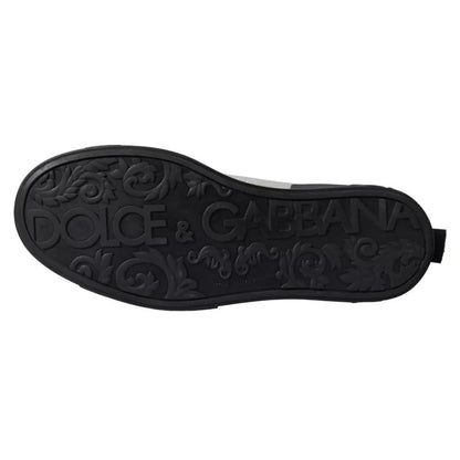 Zapatillas deportivas de caña media con logo plateado y negro para hombre