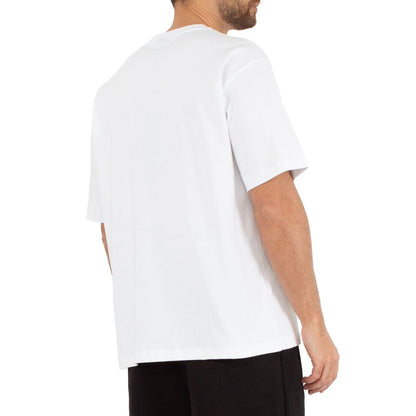 Camiseta de algodón blanca