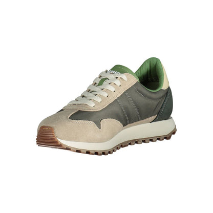 Beige Polyester Men Sneaker