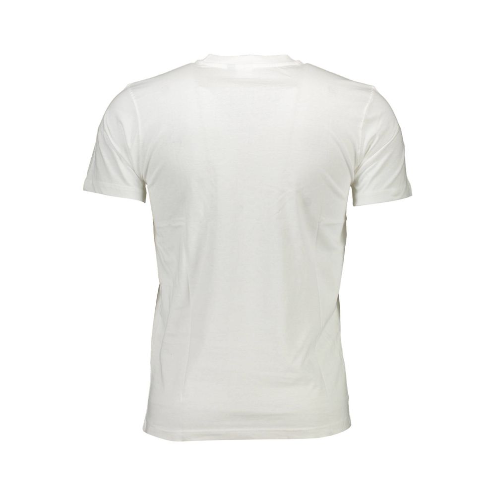 Camiseta de algodón blanca