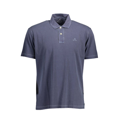 Polo de algodón azul para hombre