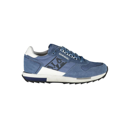 Zapatillas deportivas de poliéster azul para hombre