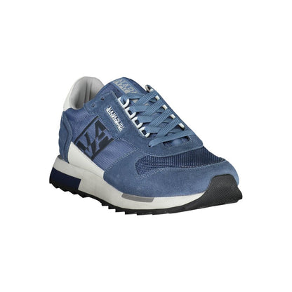 Zapatillas deportivas de poliéster azul para hombre