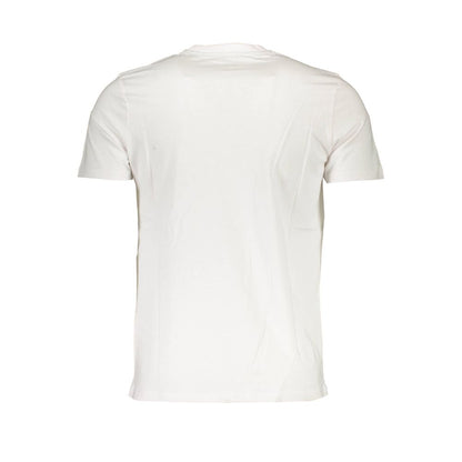 White Cotton Men T-Shirt