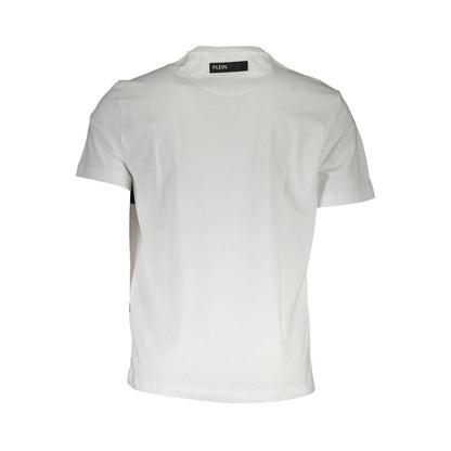 White Cotton Men T-Shirt