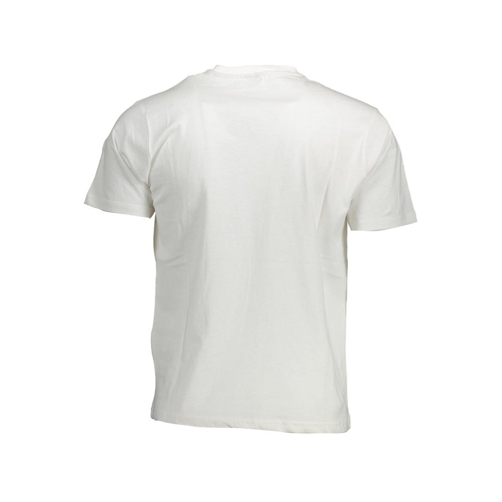 Camiseta de algodón blanca para hombre