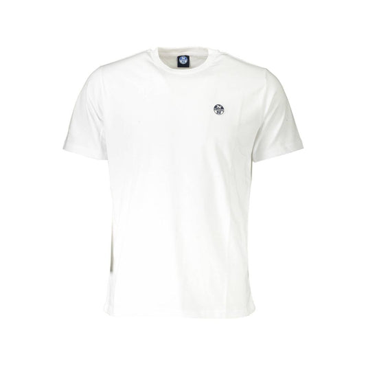 Camiseta de algodón blanca para hombre