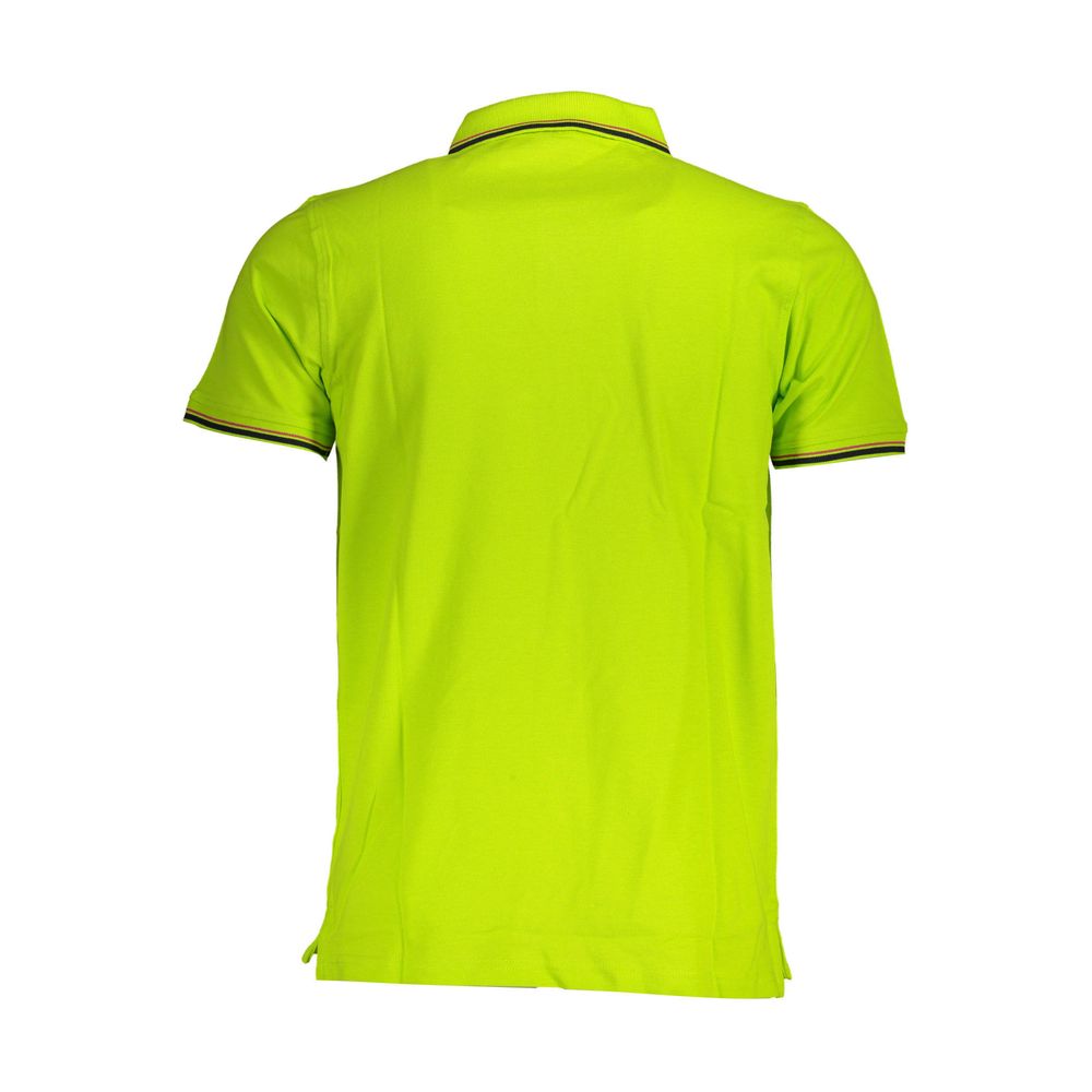 Polo de algodón amarillo para hombre