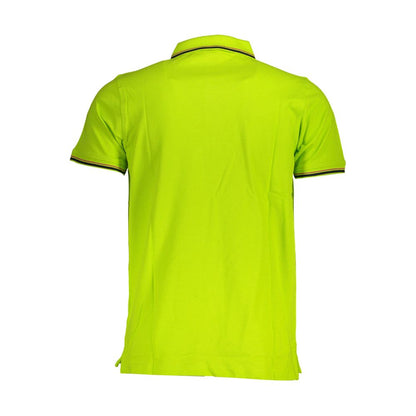 Polo de algodón amarillo para hombre