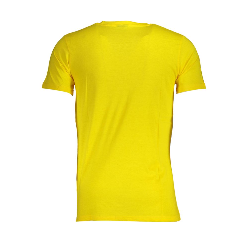 Camiseta de algodón amarilla