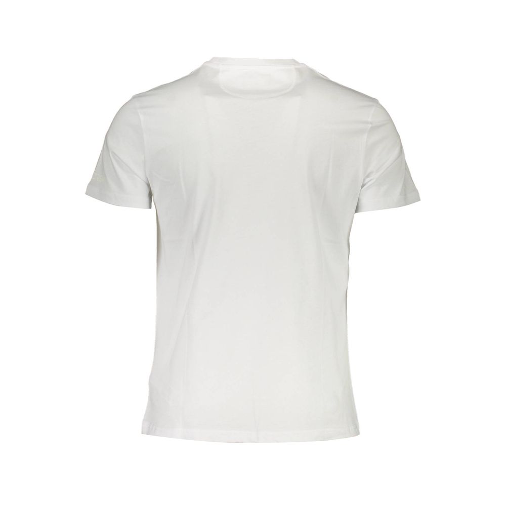 White Cotton Men T-Shirt