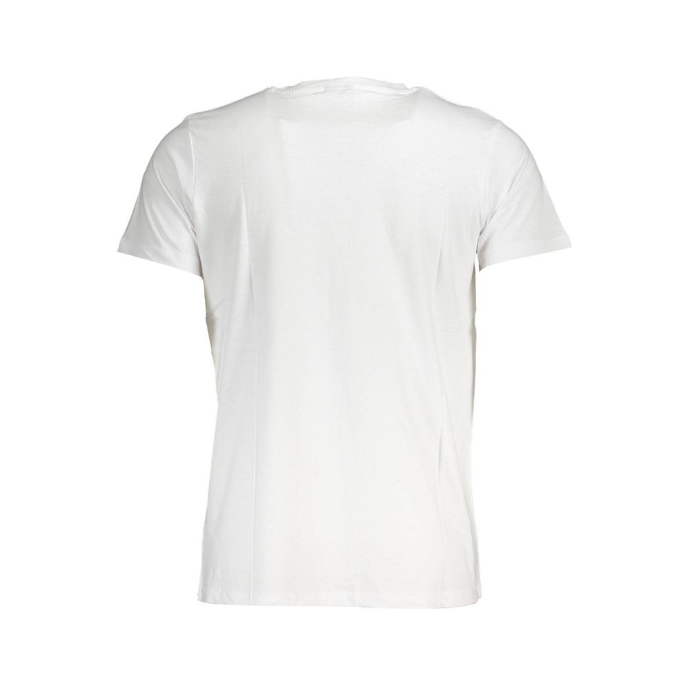 Camiseta de algodón blanca