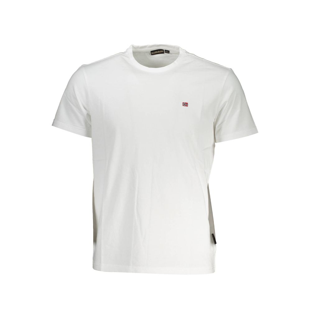 Camiseta de algodón blanca para hombre