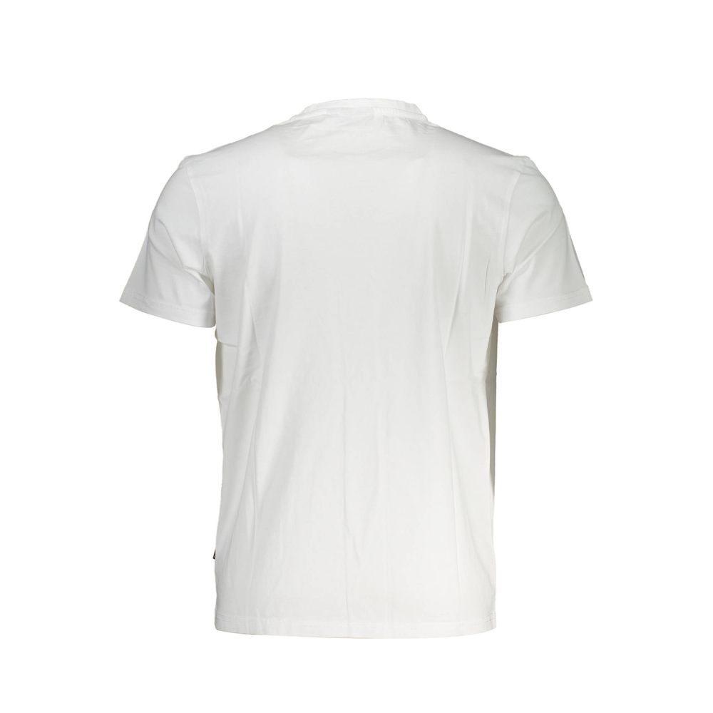 Camiseta de algodón blanca para hombre