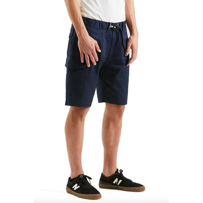 Elegant Blue Cotton Blend Shorts