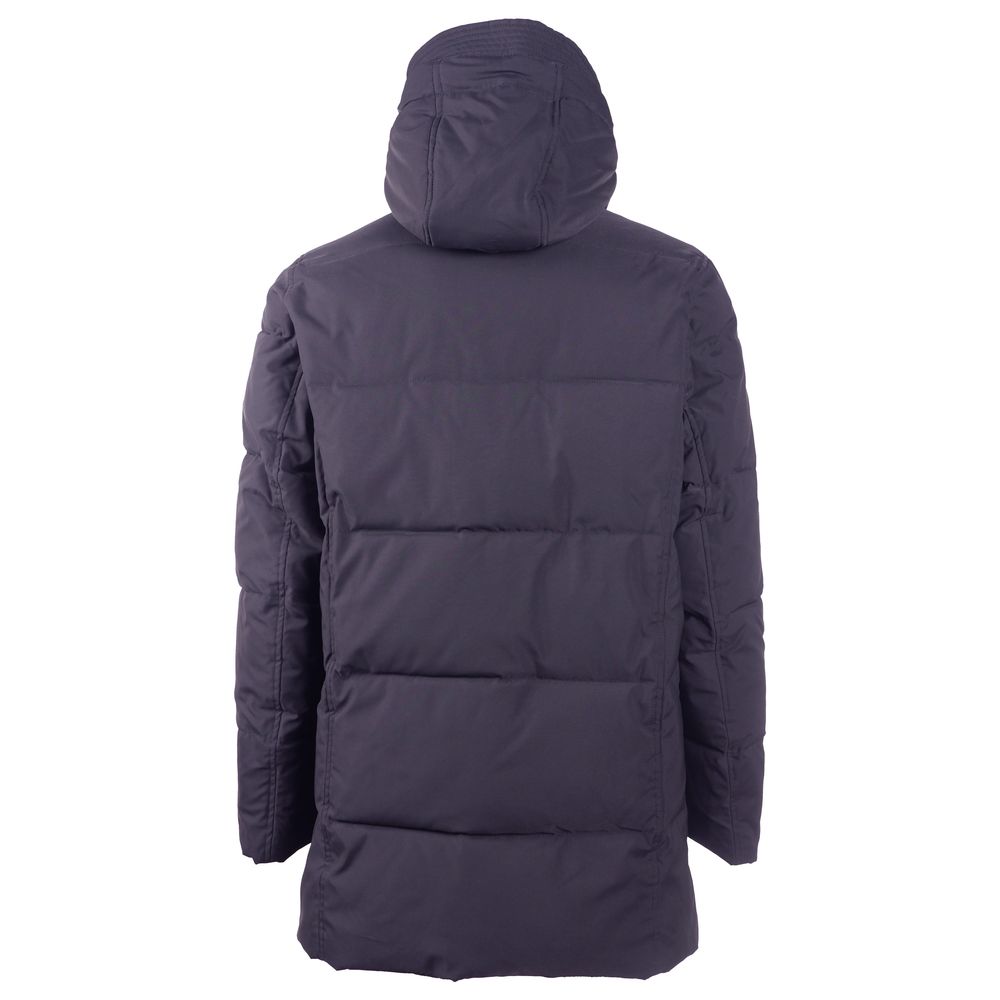 Chaqueta de poliéster azul para hombre