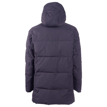 Chaqueta de poliéster azul para hombre