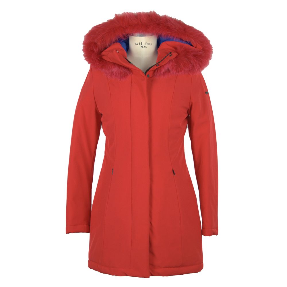 Elegante y cálida parka softshell para el invierno