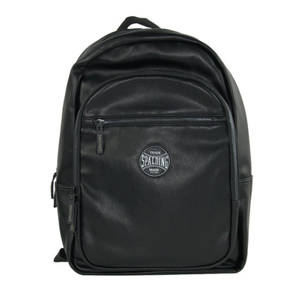 Black Polyethylene Men Backpack