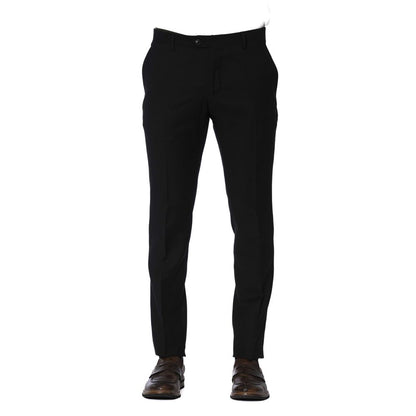 Pantalón de lana negro para hombre