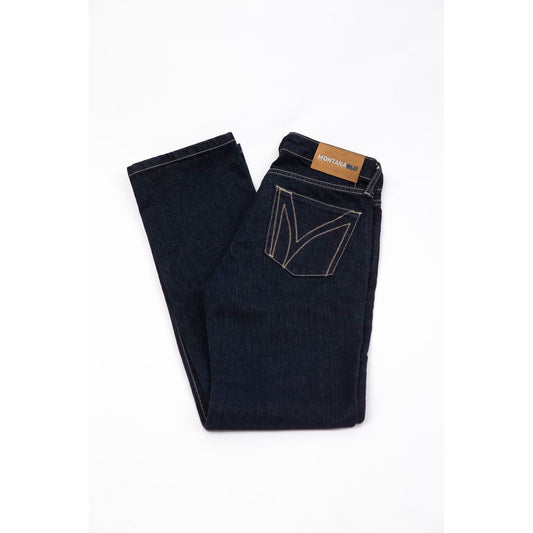 Blue Cotton Women Jeans