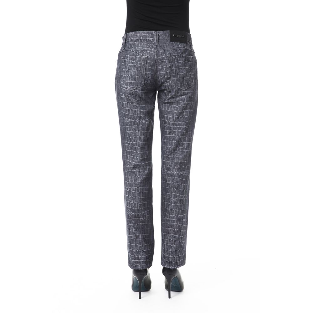 Black Viscose Women Pants