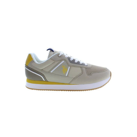 Beige Polyester Herren Sneaker