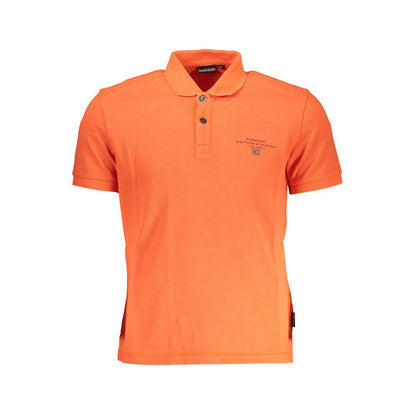 Polo de algodón rojo para hombre