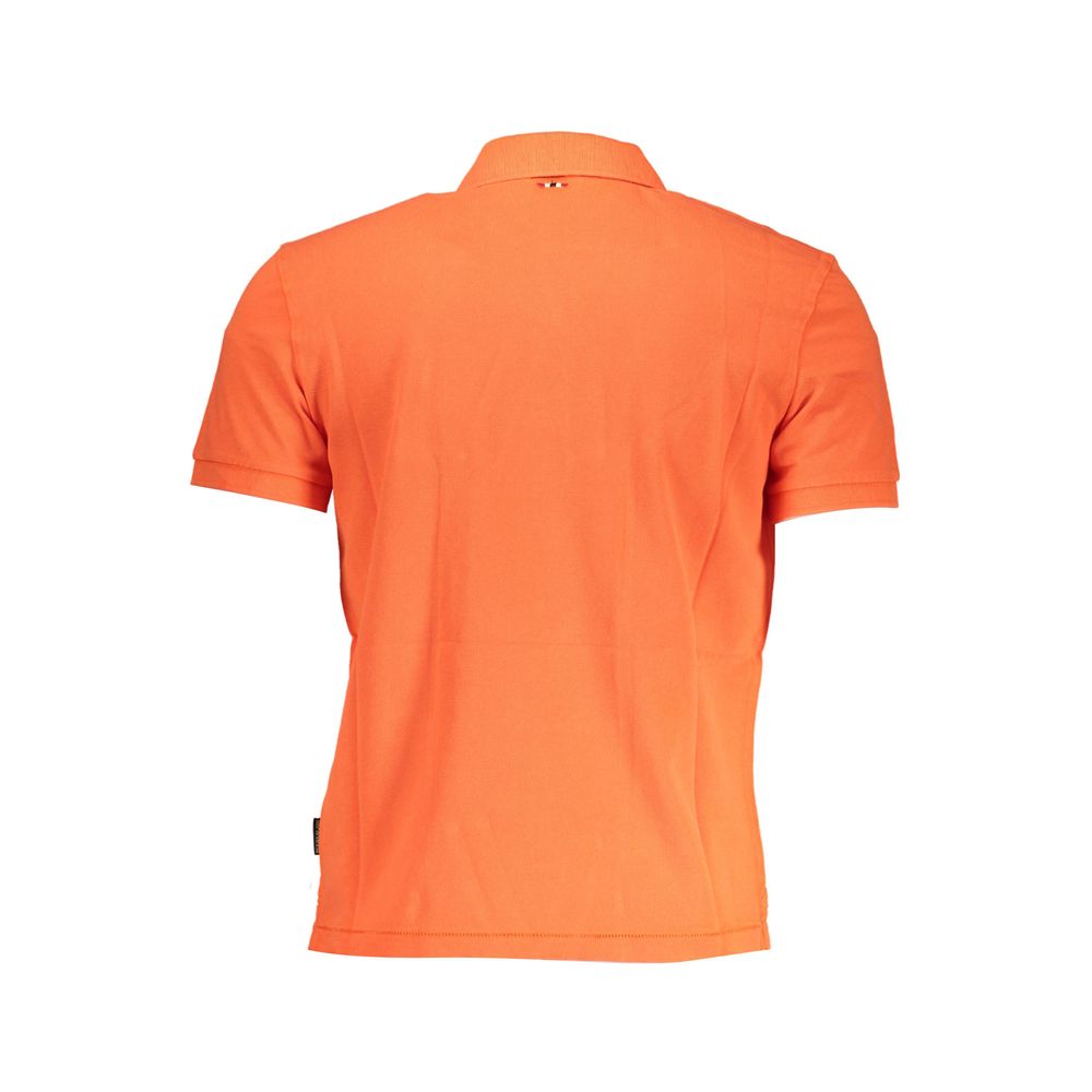 Polo de algodón rojo para hombre