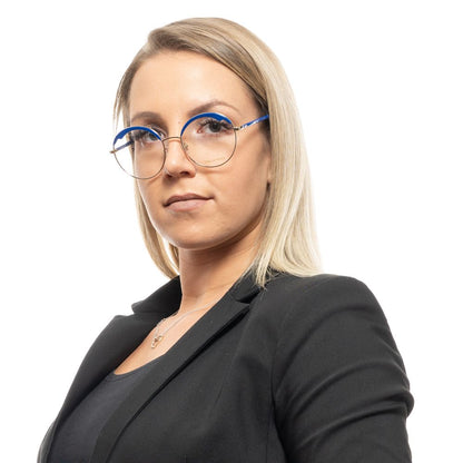 Blue Metal & Plastic Glasses (Frames)