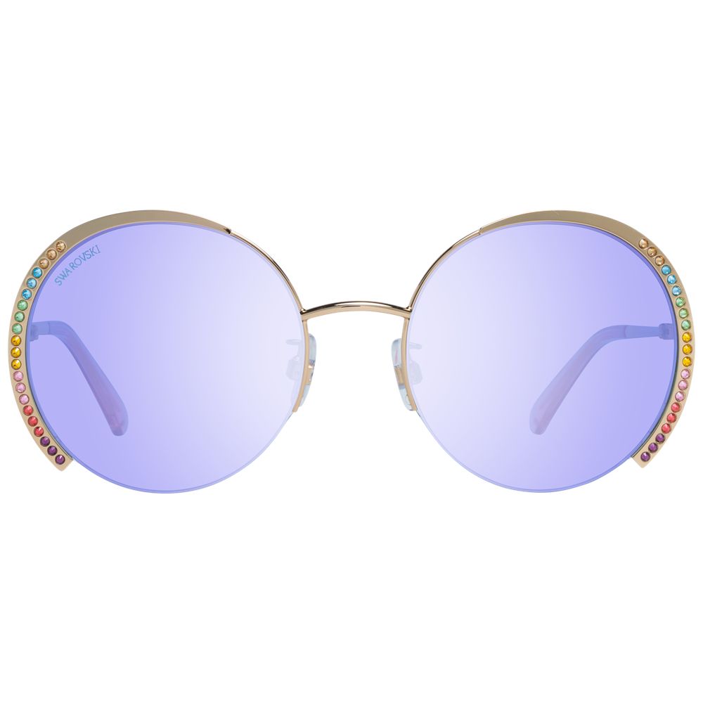 Gafas de sol doradas para mujer