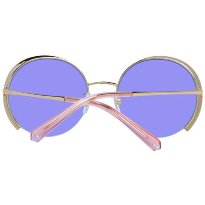 Gafas de sol doradas para mujer