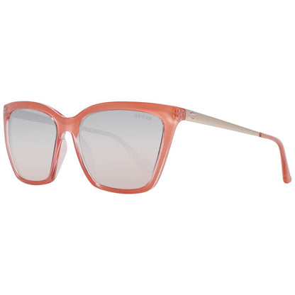 Orangefarbene Sonnenbrille für Damen