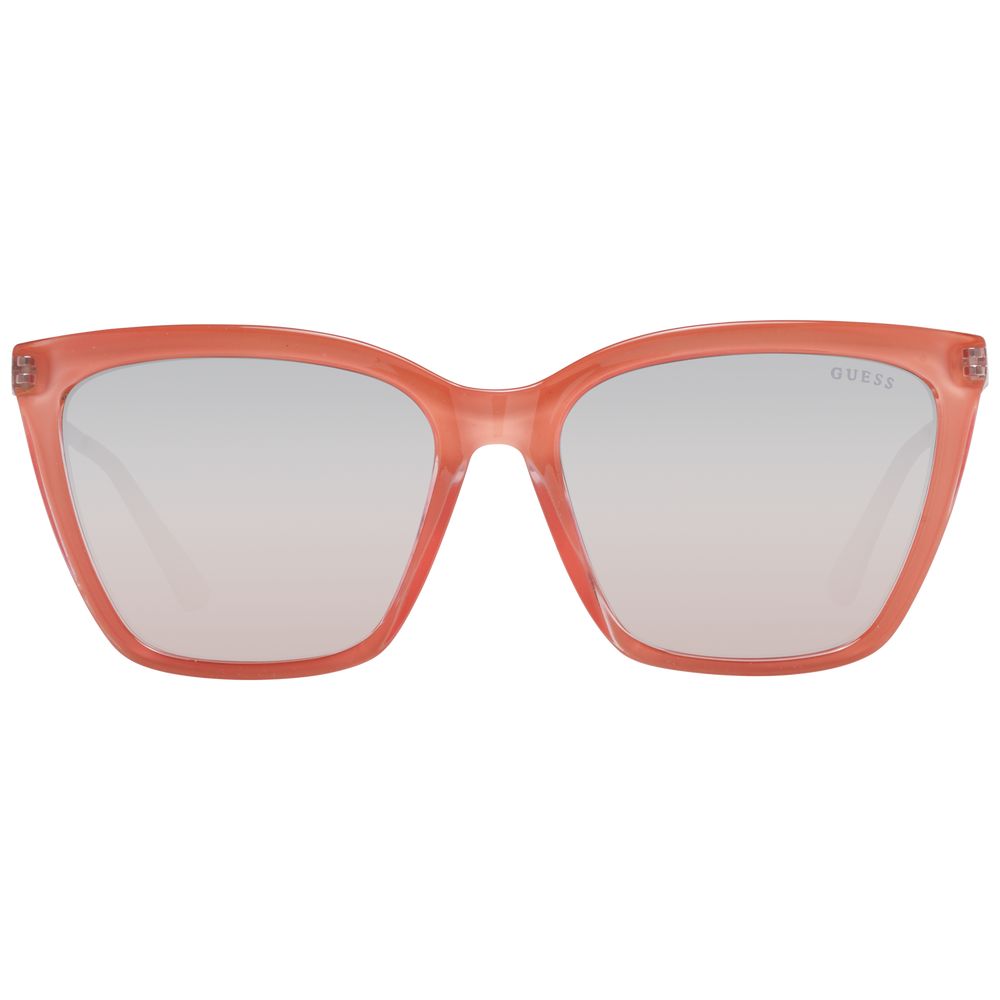 Orangefarbene Sonnenbrille für Damen