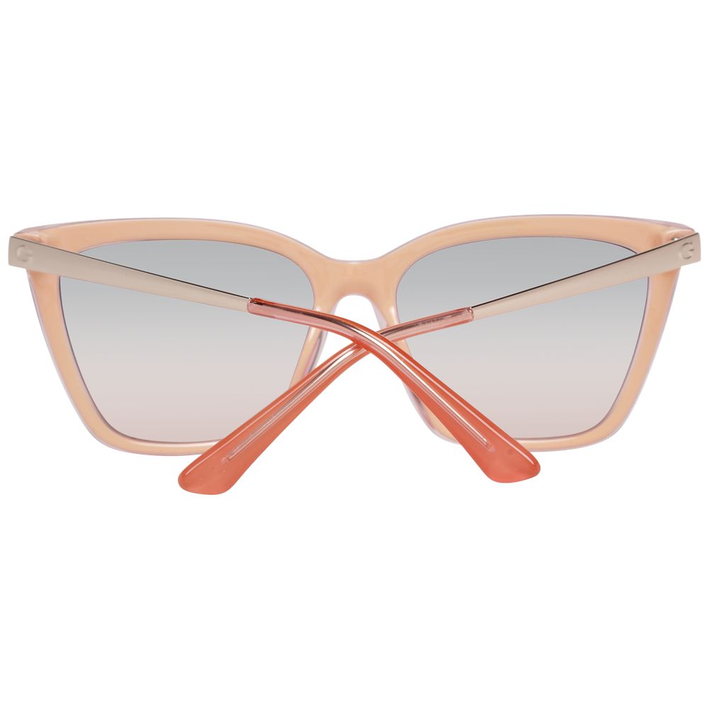 Orangefarbene Sonnenbrille für Damen