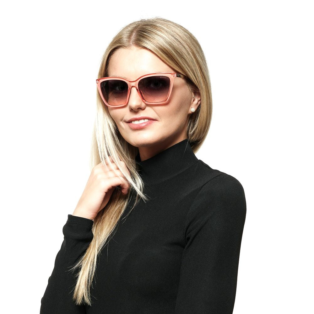 Orangefarbene Sonnenbrille für Damen