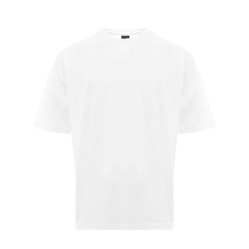 Camiseta de algodón blanca