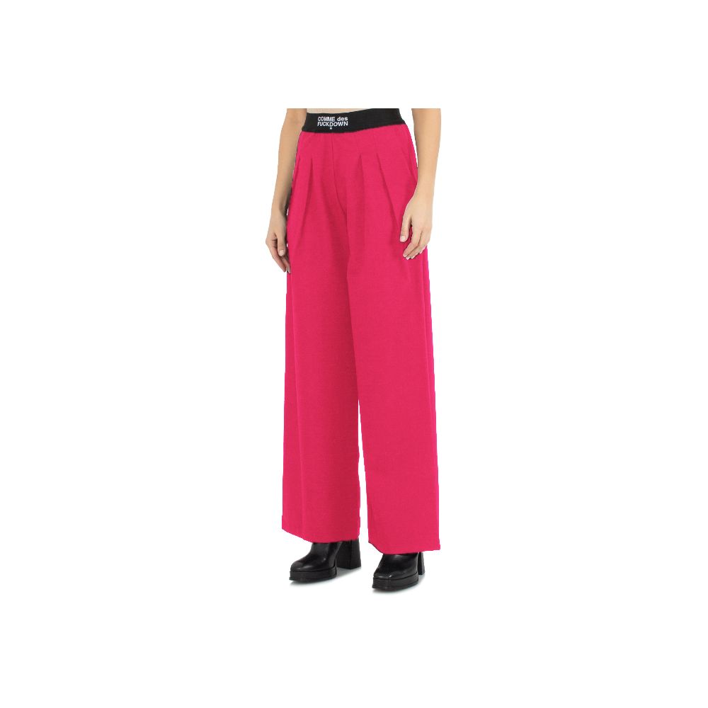 Jeans und Hose aus Polyester in Fuchsie